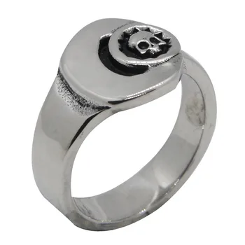 Rany&רוי החדש ברגים טבעת גולגולת 316L פלדה אל חלד תכשיטי אופנה אופנוען ברגים הטבעת